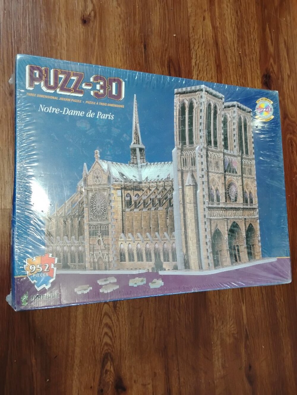 NWT Deadstock Vintage Puzz-3D Notre-Dame De Paris Puzzle 952 3D